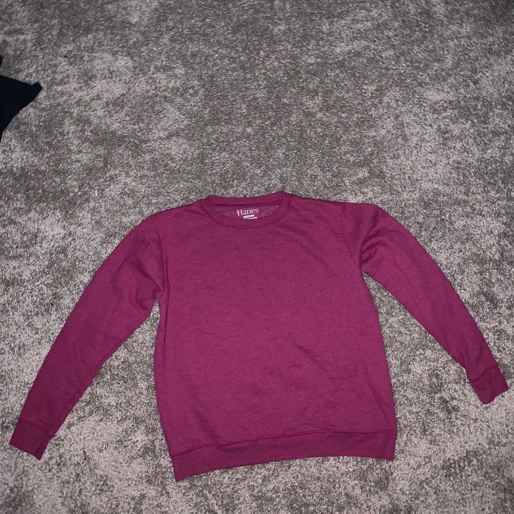 Hanes Womens Red / Pink Pullover - Picture 2 of 7
